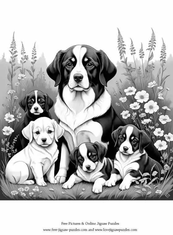 Dog Coloring Picture 11