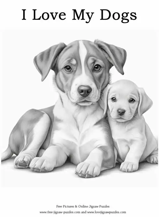 Dog Coloring Picture 14
