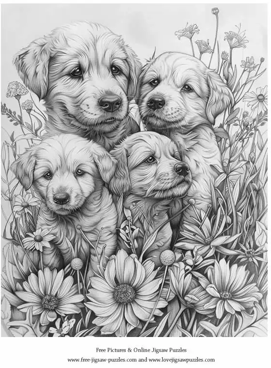 Dog Coloring Picture 34
