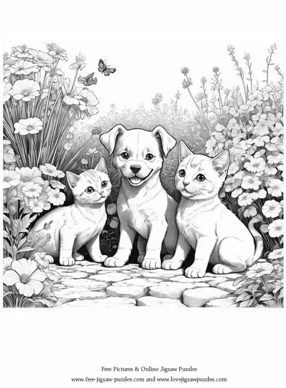 Dog Coloring Picture 35
