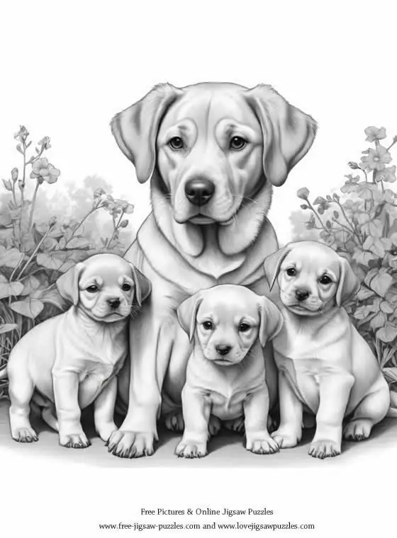 Dog Coloring Picture 8