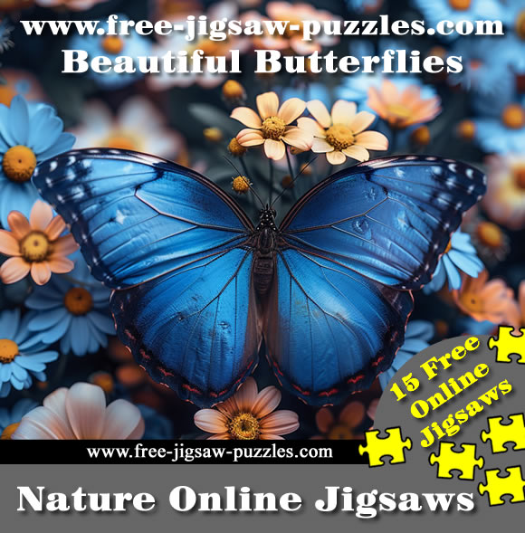 15 Butterfly Jigsaws